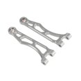 thumbnail image 3 of Brazos superiores delanteros altos/16 Piezas de modificación de coche RC Piezas fáciles de instalar Resistentes Plata, 3 of 9