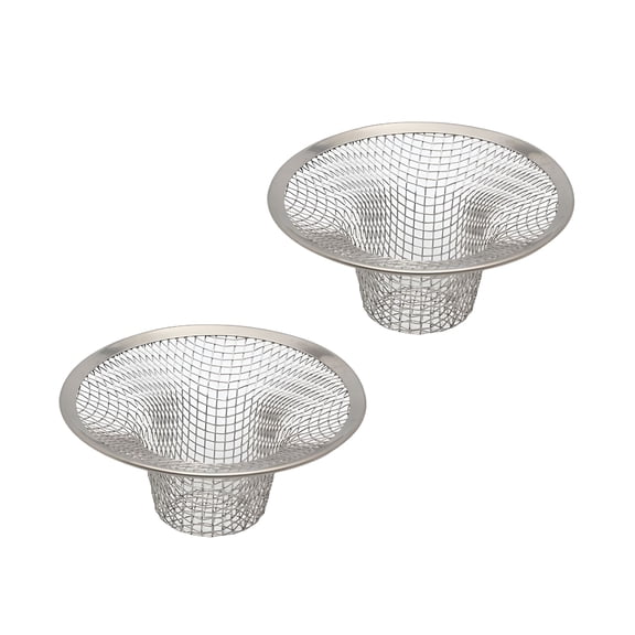 ACDANC Aluminum Strainer Baking Mat Sink 1 1/2 Strainer Fr Can Dish Sap Brush 2pcs Hair Catcher Shower Drain Sink Strainer Hair Stopper For Kitchen Bathroom Drain Cover