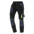 thumbnail image 3 of Skylinewears Men Construction Pants Utility Work Trousers With Built In Tool Belt & Cordura Reinforced Knee Pad PocketsBlack W34-L32, 3 of 7