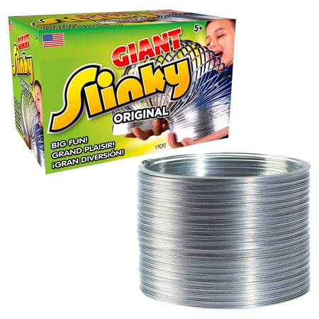 The Original Giant Slinky Walking Spring Toy, Metal Slinky, Toys for 3 Year Old Girls and Boys, Party Favors, Fidget Toys, Kids Toys for Ages 5 Up, Easter Basket Stuffers and Small Gifts