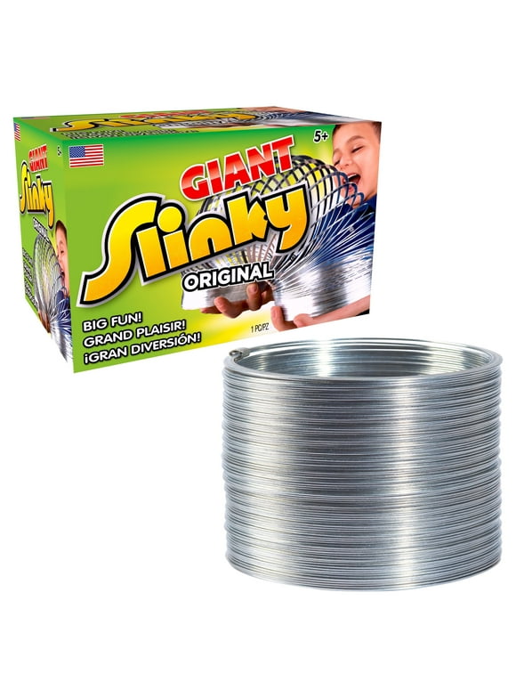 The Original Giant Slinky Walking Spring Toy, Metal Slinky, Toys for 3 Year Old Girls and Boys, Party Favors, Fidget Toys,  Kids Toys for Ages 5 Up, Easter Basket Stuffers and Small Gifts