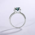 thumbnail image 2 of 5 Carat Moissanite Wedding Ring Set for Bridal Set D-Color Clarity 18K Moissanite Ring for Women Simulated Diamond Promise Ring Fiancee Lab Grown Diamond Engagement Rings Lady (6,5carat), 2 of 6