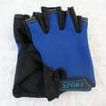 thumbnail image 1 of Splihome 1 Paire Enfants Vélo Bicyclette Cyclisme Demi-Doigt Gants de Sport Sans Doigts Bleu, 1 of 8