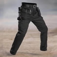 thumbnail image 2 of Inleife Men's Cargo Pants Waterproof Outdoor Multi-Pockets Hiking Work Trousers with Zipper, 2 of 6