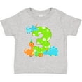 thumbnail image 3 of Inktastic Dinosaur Party-third Birthday Boys or Girls Toddler T-Shirt, 3 of 5