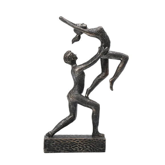 Figura de Gimnasia, Estatua Moderna, Artesanía Artística, Escultura Creativa de Una Gimnasta de Gimnasta, Adorno de Mesa para Sala de Estar, O