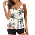thumbnail image 1 of Women Conservative Print Strappy Back Set Two Piece Swimsuits Swimdress, 1 of 5