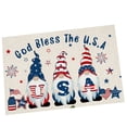 thumbnail image 4 of Carpet Cleaner Machine Independence Day Doormat Rustic American Patriotic S and Flag Colorful Floral Indoor Doormat 4 Of July Patriotic Floor Mat Low Profile Rug for Home Office Clearance, 4 of 9