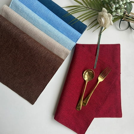 

Yesbay Cup Mat Super Soft Wear Resistant Fabric Dual Layer Thickened Heat Insulated Tableware Mat Kitchen Supplies