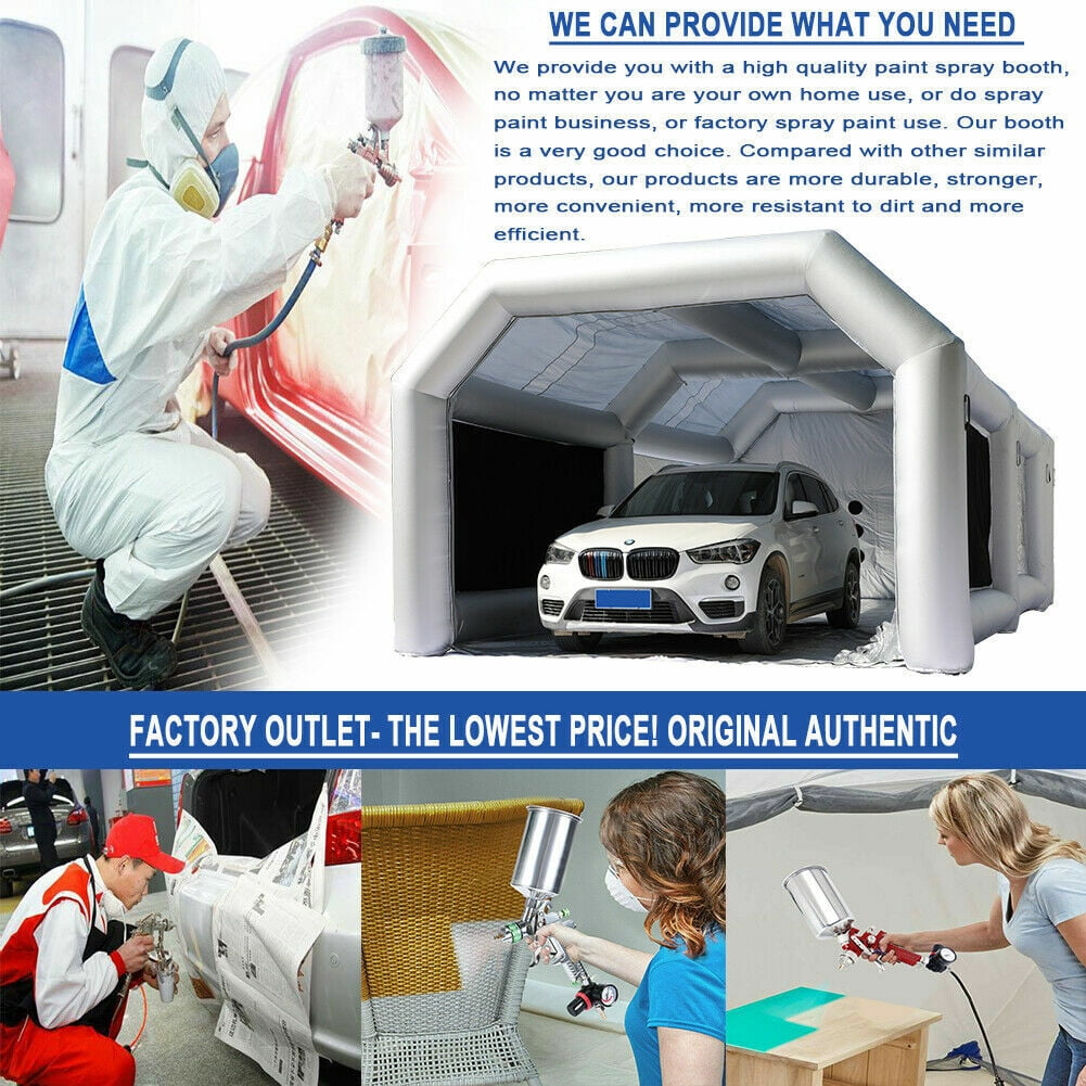 WGIA  23x13x8Ft Inflatable Spray Booth Paint Tent Mobile Portable Car Workstation USA