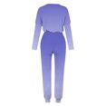 thumbnail image 5 of Frostluinai Womens Sets 2 Piece Outfits Long Sleve Tracksuits Casual Loose Jogger Sweatsuits Plus Size Gradient Sets with Pocket Gifts, 5 of 5