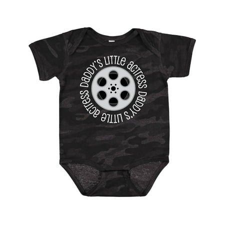 

Inktastic Daddys Little Actress Girls Film Star Gift Baby Girl Bodysuit
