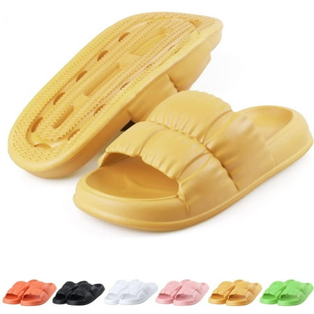 

Slippery Slippers Female Summer Indoor And Outdoor Wear Thick Bottom Couples Home Household Bathroom Drag EVA Sandals
