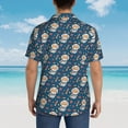 thumbnail image 6 of Daiia Space Puppy Hawaiian Shirt for Men Gentle Cotton Regular Short Sleeve Casual-XX-Large, 6 of 9