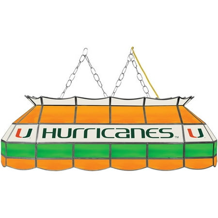 - University of Miami Handmade Tiffany Style Lamp, 40