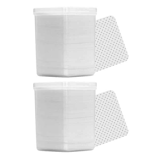 MasteelfCA 2 Boîtes 400 Pcs Tampons de Nettoyage pour Cils (Blanc)