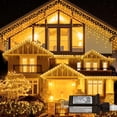 thumbnail image 2 of Guirnalda de cortina de carámbanos LED de seguridad de 24 V, decoración navideña 2025, iluminación festiva, envío gratis, caída de 0,5/0,6/0,7, nuevo año, 2 of 5