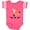 Football Pink and White, variant on Inktastic Fox for Girls Woodland Animal Girls Baby Bodysuit