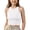 CG07_White, variant on Dwellite Tank Tops for Kids Athletic Ribbed Knit Sleeveless Crop Tops Basic Casual Crew Neck Shirt Trendy Solid Color Camisole Light Green 150