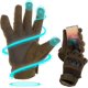thumbnail image 3 of Guantes de motocicleta transpirables NQ Tácticos de dedos completos L, 3 of 5