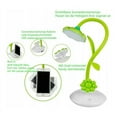 thumbnail image 4 of Jinsinto LED Charging Desk Lamp Learning Small Desk Lamp Retractable Folding Sunflower Mobile Phone Holder, Pink, 4 of 5