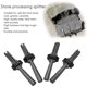 thumbnail image 5 of 7 Set New Stone Splitter 9/16in Metal Plug Wedges And Feathers Shims Concrete Rock Splitters Hand T, 5 of 5