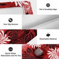 thumbnail image 6 of Botanical Chrysanthemum Outdoor Rug for Patio/Deck/Porch, Non-Slip Large Area Rug 6 x 9 Ft, Abstract Spring Floral Red Black Indoor Outdoor Rugs Washable Area Rugs, Camping Rug Carpet Runner, 6 of 8