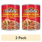 (2 pack) La Costeña Canned Charro Beans with Bacon and Chorizo, 20 oz