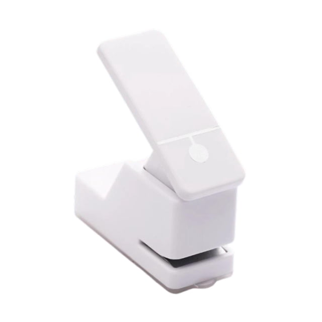 GUOOL Perforatrice de Papier Adultes Fournitures de Bureau pour Reliure de Disques Artisanat Journalisation Trou Rond Blanc