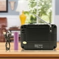 thumbnail image 3 of Portable Radio Am Fm Sw Rechargeable Radio With LED Flashlight Built In Speaker Reception Compatible For J19BT, 3 of 9