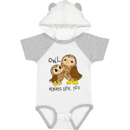 

Inktastic Owl Always Love You- Cute Owl Family Gift Baby Boy or Baby Girl Bodysuit