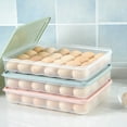 thumbnail image 6 of BMYJ Deviled Egg Containers with Lid, Portable Storage Carrier Egg Holder Deviled Egg Tray for Refrigerator Easter Party Holding 24 Eggs, Refrigerator Fresh-Keeping Storage Box, 6 of 6