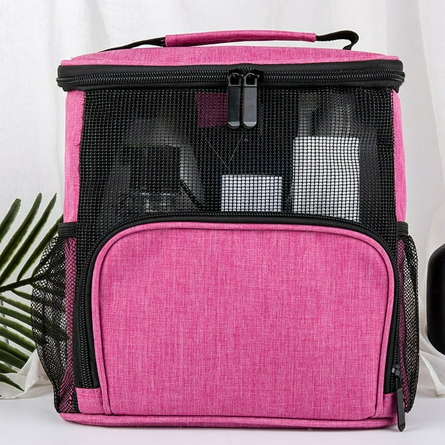 Oxford Cosmetic Bag Wide-open Waterproof Quick Dry for Room Bathroom Gym Camping