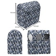 thumbnail image 5 of Cubes Lounger Chair Bag, Geometric Demonstration of Diamond Shaped Little Building Blocks Modern Art, High Capacity Storage with Handle Container, Lounger Size, Ceil Blue Dimgray, by Ambesonne, 5 of 5