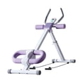 thumbnail image 4 of Máquina AB Machor Abdominal Ajustable para el gimnasio en casa Plegado para hombres Banco de ejercicio de la máquina abdominal del crujido abdominal Violeta con cuerda, 4 of 8