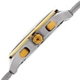 thumbnail image 2 of Men's Swiss Quartz Dual Time Tachymeter Stainless Steel Two-Tone Bracelet Watch, 2 of 3