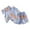 00&Sky Blue2726, variant on Boys Summer Beach Outfits Sunflower Print Short Sleeve Button Down Shirt Shorts Set