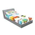 thumbnail image 2 of Ambesonne Cartoon Fitted Sheet & Pillow Sham Set, Transportation Theme, Twin, Multicolor, 2 of 2