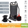 thumbnail image 2 of Bomba Sumergible Agua Igoto 1 HP 127 QDX10-16-0.75T, 2 of 5