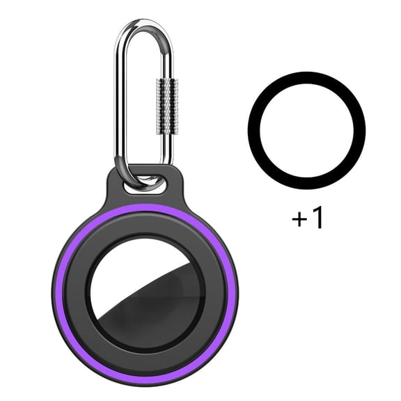 For Airtag2 Protective Case 4 Pack Metal Locking Cover with Color Rings Anti-Lost Tracking Tag Holder