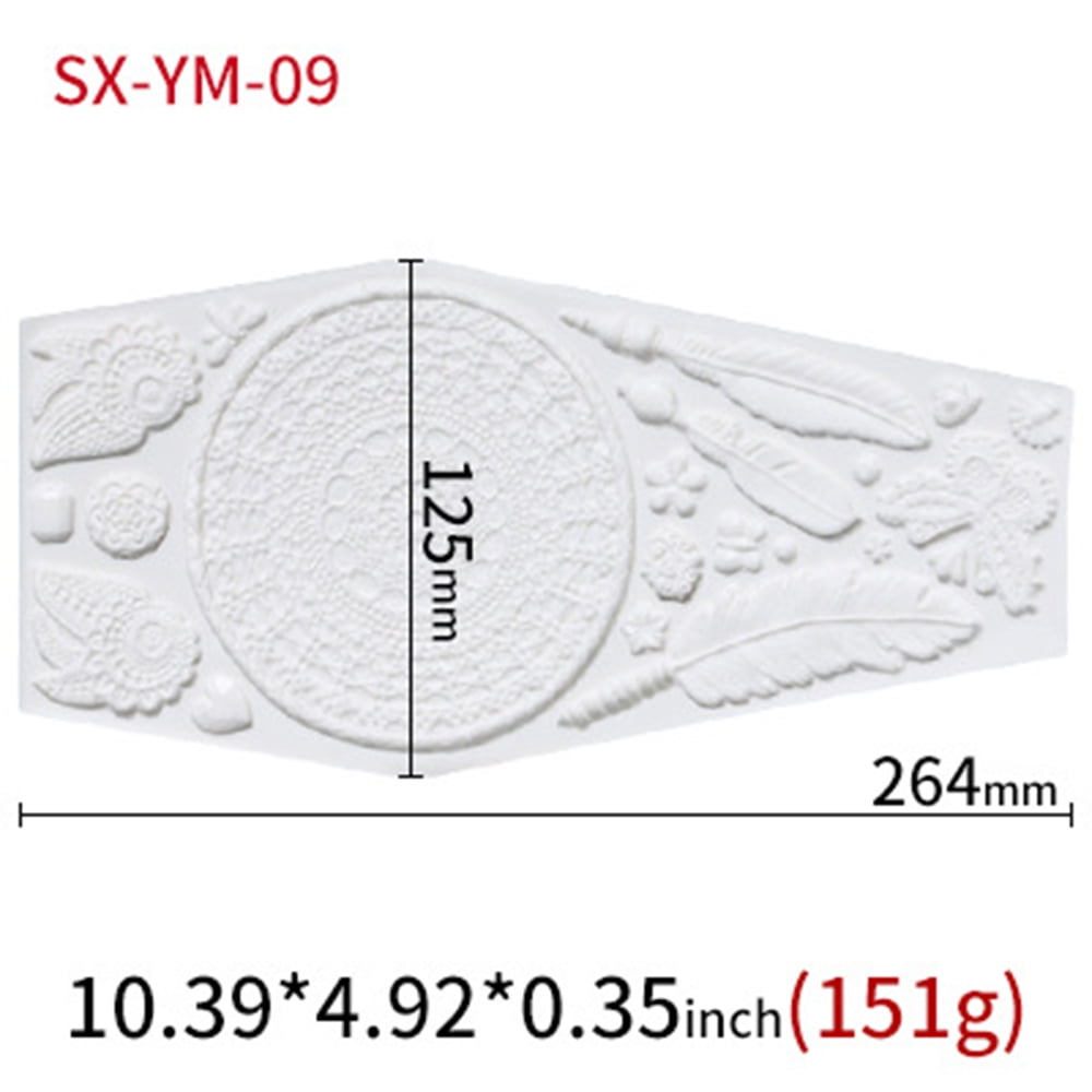Details about   Feather Sugar Buttons Silicone Mold Fondant Mold Cake Decorating Tools Chocolate 