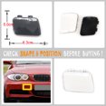 thumbnail image 4 of Trimla Front Tow Cover for 12-15 BMW 1 M-sport E82LCI Coupe E83LCI Convertible Fit 116d 114d 118d 125i 128i 135i 2011 2012 2013 2014 2015 bumper Hook Eye Cap 51118057505 primer, 4 of 5