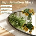 thumbnail image 4 of Mirstory Oval Bathroom Mirror 24"x36" Bathroom Vanity Mirror, Black, 4 of 6