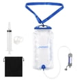 thumbnail image 3 of Purificador de bebidas Irfora Paja de filtro de agua con bolsa de agua por gravedad Sistema de filtración de agua Purificador de bebidas para viajes Camping Senderismo Mochilero Emergencia Irfora Purificador de bebidas, 3 of 7