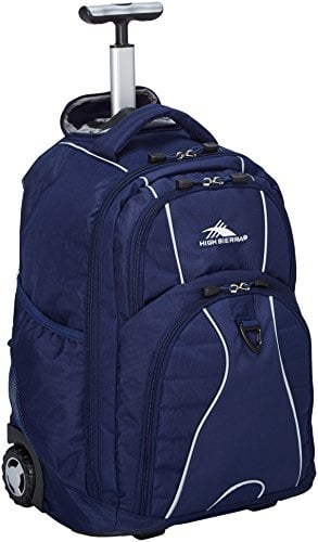 high sierra freewheel rolling backpack