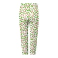 thumbnail image 3 of vigerkar Women's Lightweight Soft Print Capri Leggings Crop Leggings 3/4 Stretch Yoga Pants (Light Yellow, M), 3 of 4