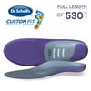 Dr. Scholl's Custom Fit 530 Orthotics Full Length Inserts for Foot Knee & Low Back Pain Relief, 1 Pair