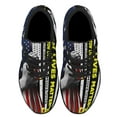 thumbnail image 2 of Tow Truck Driver American flag Shoes Sneakers Black Size 5, 2 of 7