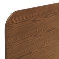 thumbnail image 6 of Platform Bed Nightstand Set, Queen Size, Walnut, Wood, Modern Contemporary, Mid Century Bedroom Master Guest Suite Room, 6 of 10