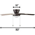 thumbnail image 4 of Portage Bay Cherry Hill 52" Ceiling Fan, Quiet Motor & Pull Chain, Sienna Bronze, 4 of 9